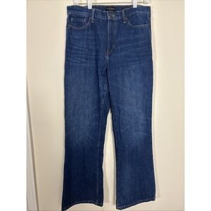 Banana Republic Men's Relaxed Bootcut Blue Denim Jeans 30x30 Cowboy Boot Fit